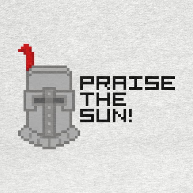 Dark Souls Praise The Sun Solaire 8-Bit Pixel Art by StebopDesigns